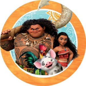Moana Edible Cake Image