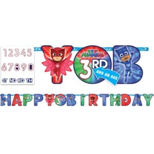 PJ Masks Birthday Banner