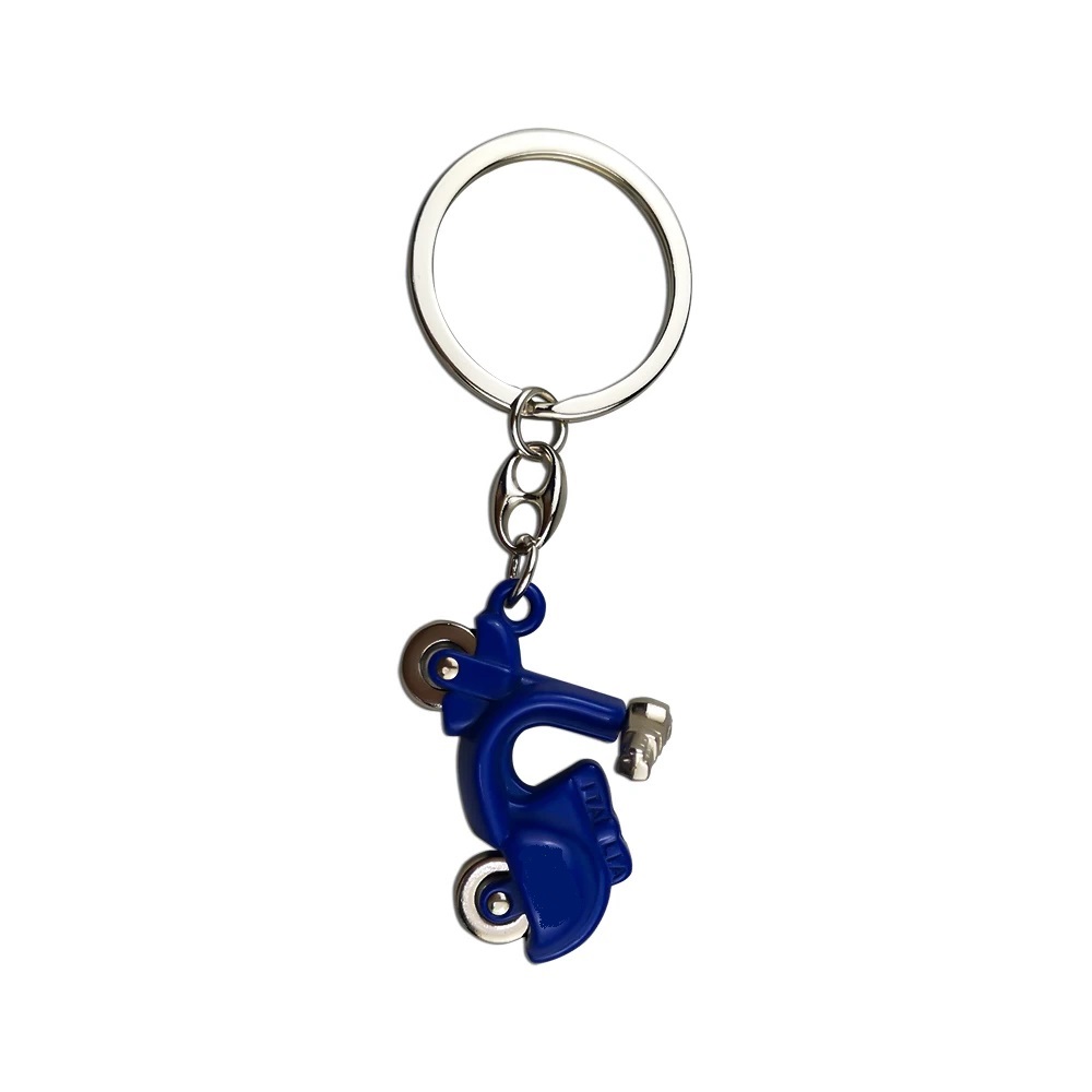 Vespa Keychain - Blue- Vespa Keychain - Blue-